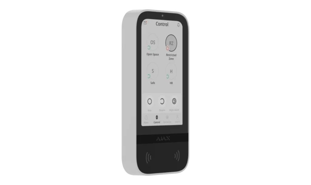 AJAX KeyPad TouchScreen Jeweller Bedienteil