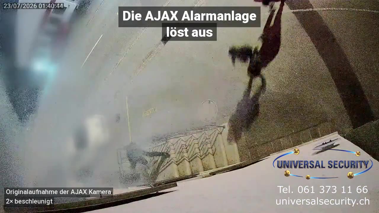 Einbruchsversuch: AJAX Alarmanlage löst aus, Täter flüchten